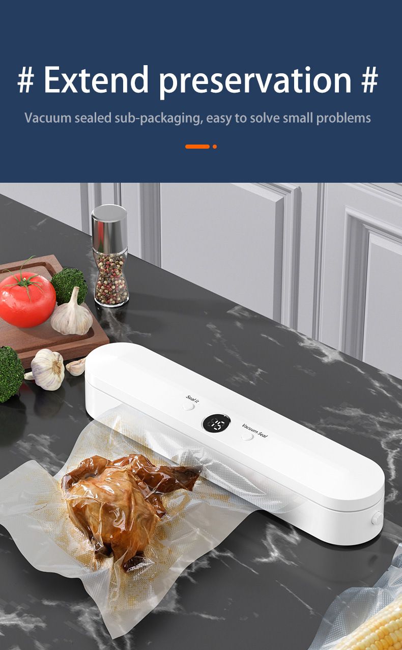 Vacuum machine small vacuum sealer snack food packaging machine automatic sealing bag household plastic seal preservation