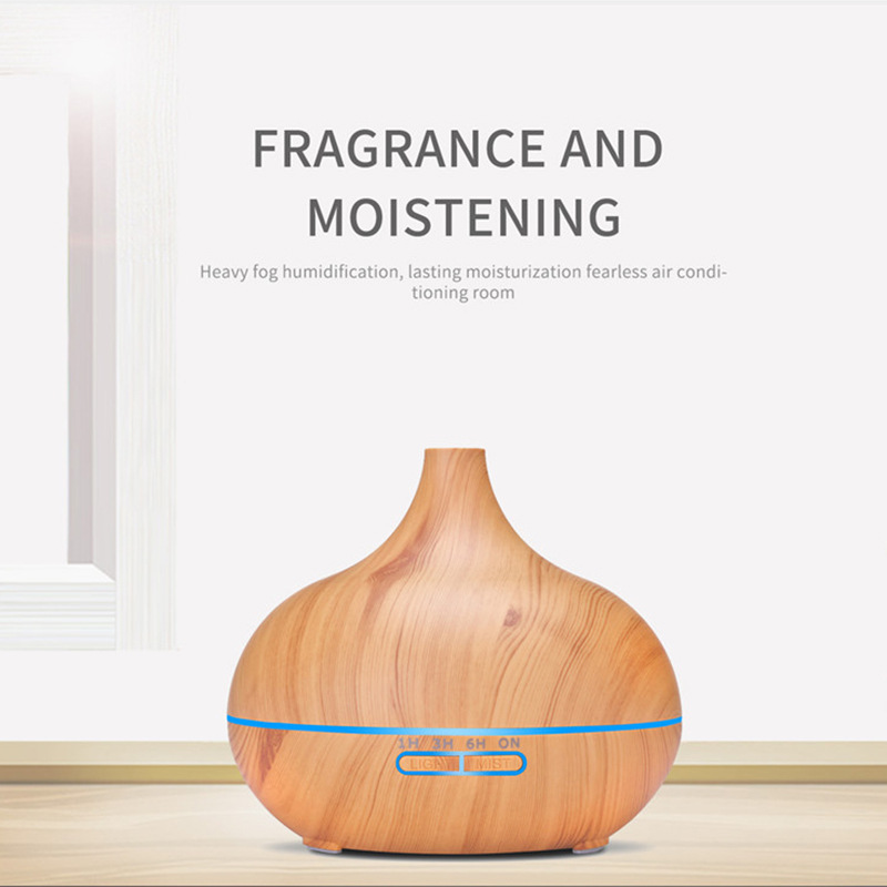 Diffuser Electric Essential Oil Diffuser Wood Color Classic Ultrasonic Aroma Humidifier For Home Office Hotel