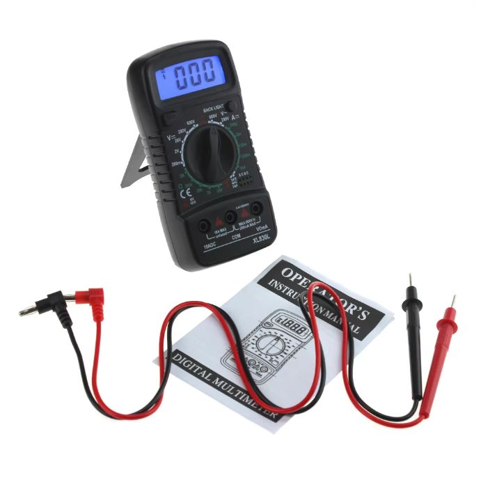 XL830L Digital Multimeter Tester On/Off Detection Digital Display Universal Meter Electrical Resistance Voltage Measurement