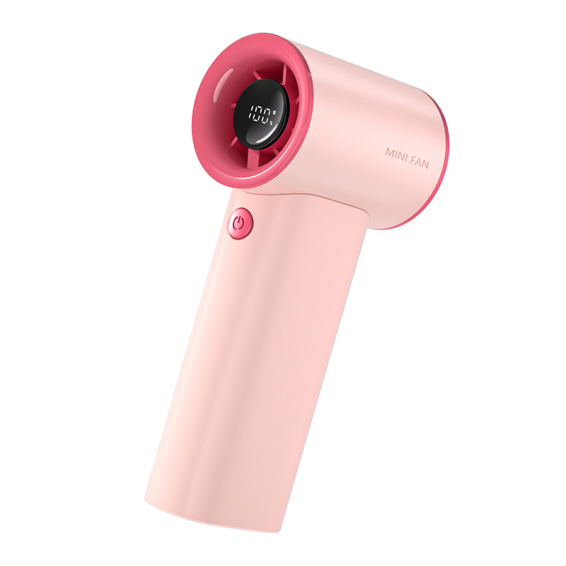 Fan small wind cannon high-speed handheld fan USB charging 100-speed turbine high wind power mini and convenient