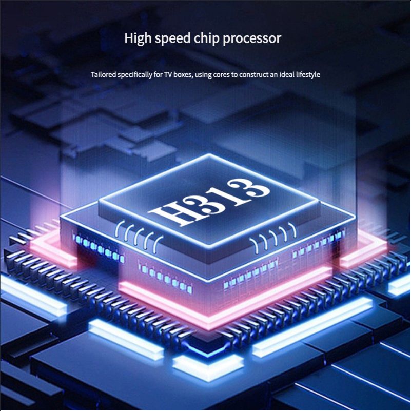 TV BOX New Android 10 H313 Dual Band 5G WIFI with Bluetooth 4K Network Set-top Box