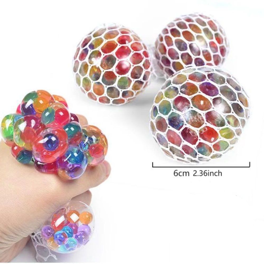 A stress relief staple balls colorful beads to decompress the weird pinching music toys to release stress and vent emotions balls ，inedible