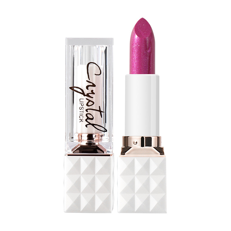 Light purple lipstick CRRshop free shipping female hot sale Dragon Fruit Colorless Lipstick Rose Red Rose Purple Student Color Changing lipstick Barbie Pink Lipstick 