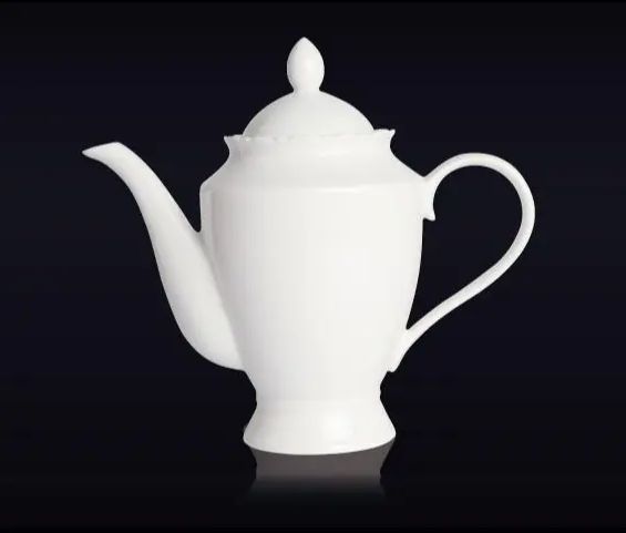 Nordic Simple Solid Color White Porcelain Multi Container Ceramic Tea Pot Tea Cup Saucer Jar Milk Sugar Pot Gravy Boat CH-03/CH-06