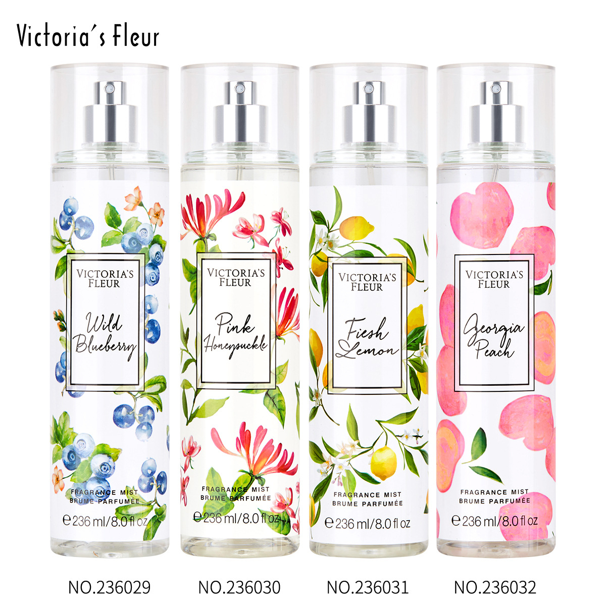 Victoria's Secret Perfume 236ml Ladies Body Spray Charms Light Scent Fragrance Mist Long Lasting for Women