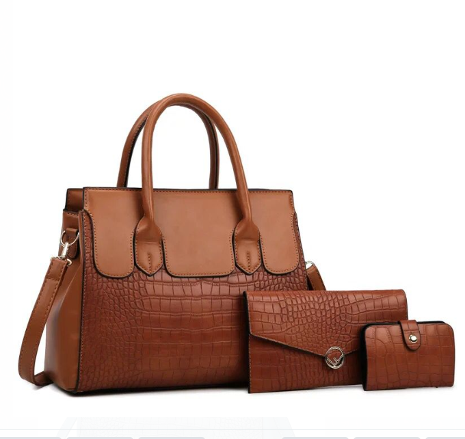 CLella Women's Bags 3 in 1 European and American Style Women's Shoulder Messenger Handbag