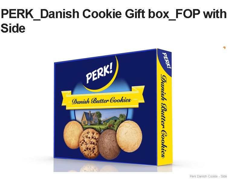 PERK Danish Butter Cookie Gift box 140G