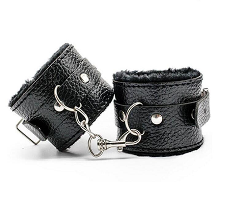 Sex shop Bondage Set Sexy toys handcuff Whip female collar love sex intimate sex products for adults black 10pcs