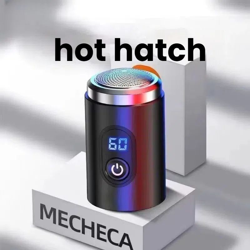 2024 Compact Electric Shaver for Men - Portable Travel Beard Trimmer with Car Charger & Washable Design