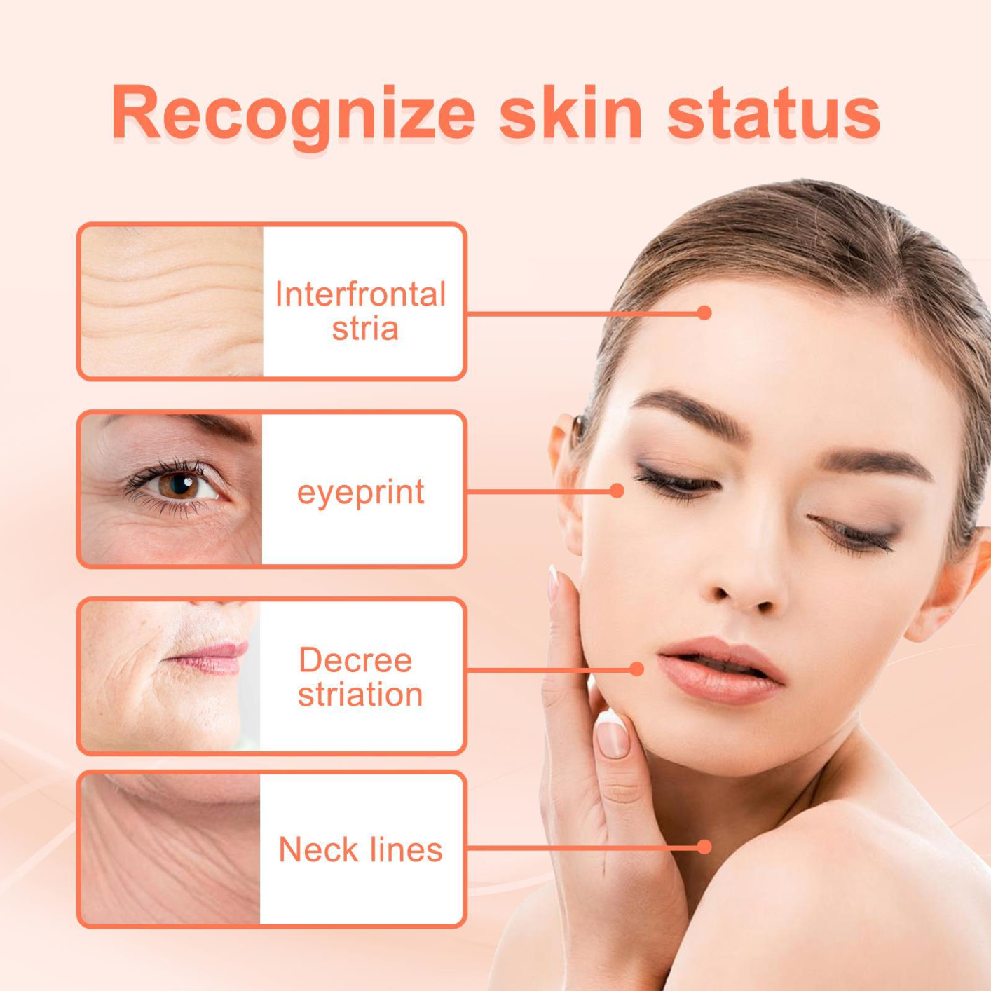 Deep Anti Wrinkle Serum Rose Oil VC Anti-Aging Essence Improve Fine Lines Lifting Shrink Pores Moisturize Face Skin Care