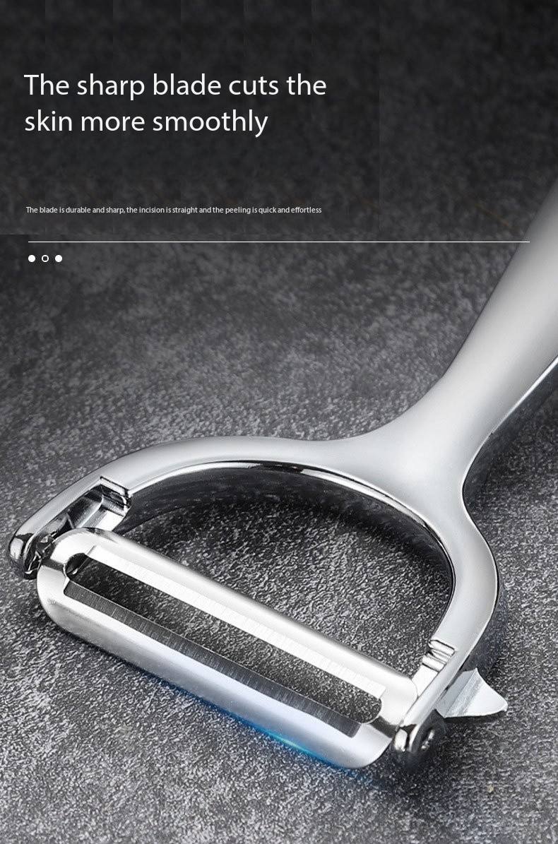 Stainless steel peeler, old - style pumpkin peeler, kitchen zinc - alloy fruit and vegetable peeler for household use, skin - scraping knife, peeling knife