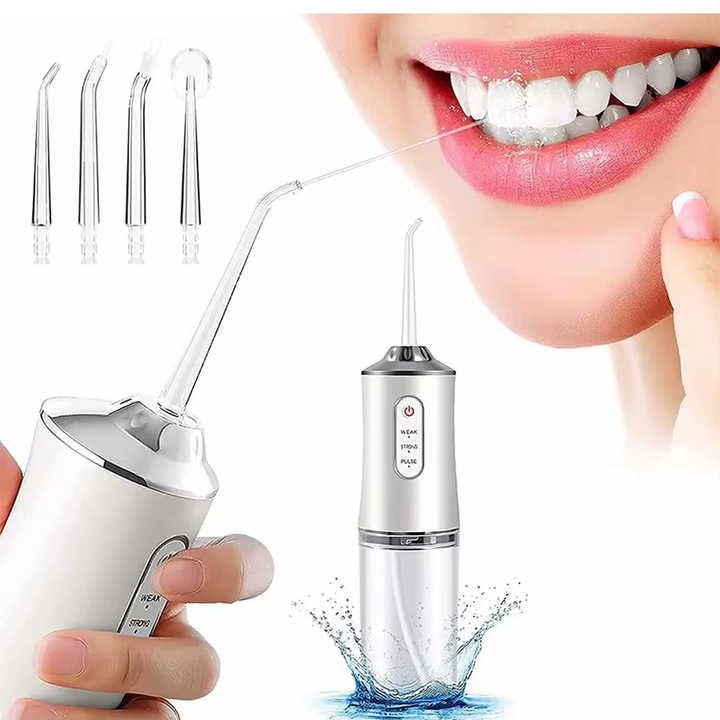 Dental Water Flosser Oral Irrigator Rechargeable Teeth Cleaner