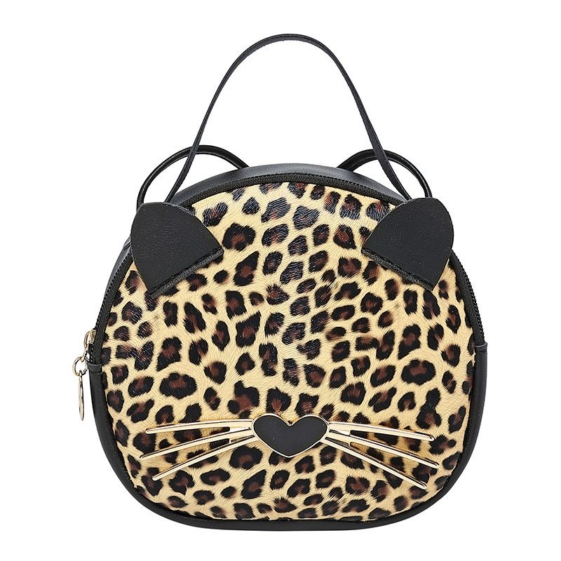 New Trendy Animal Print Women's Bag, Fashion Single Shoulder Small Handbag, European and American Style Versatile Ladies Daily Purse
