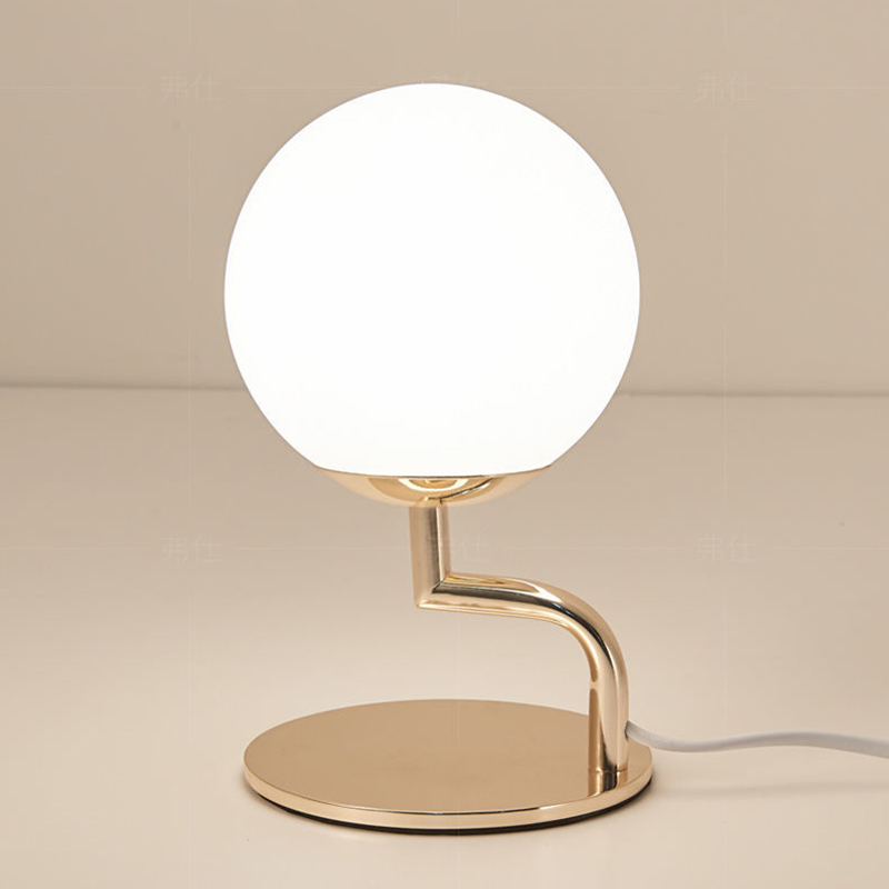 OUFULA Modern Table Lamp Simple Design LED Glass Desk Light Fashion Decorative for Home Living Room Bedroom Bedside