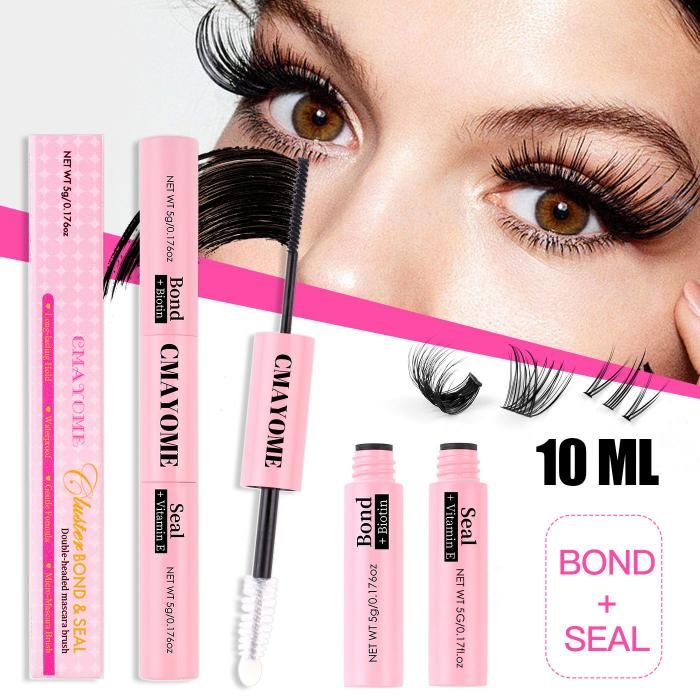 5ml No Irritation Eyelashes Extension Glue Quick Drying Long Lasting Waterproof Adhesive Black Eyelash cluster Glue Makeup Tool