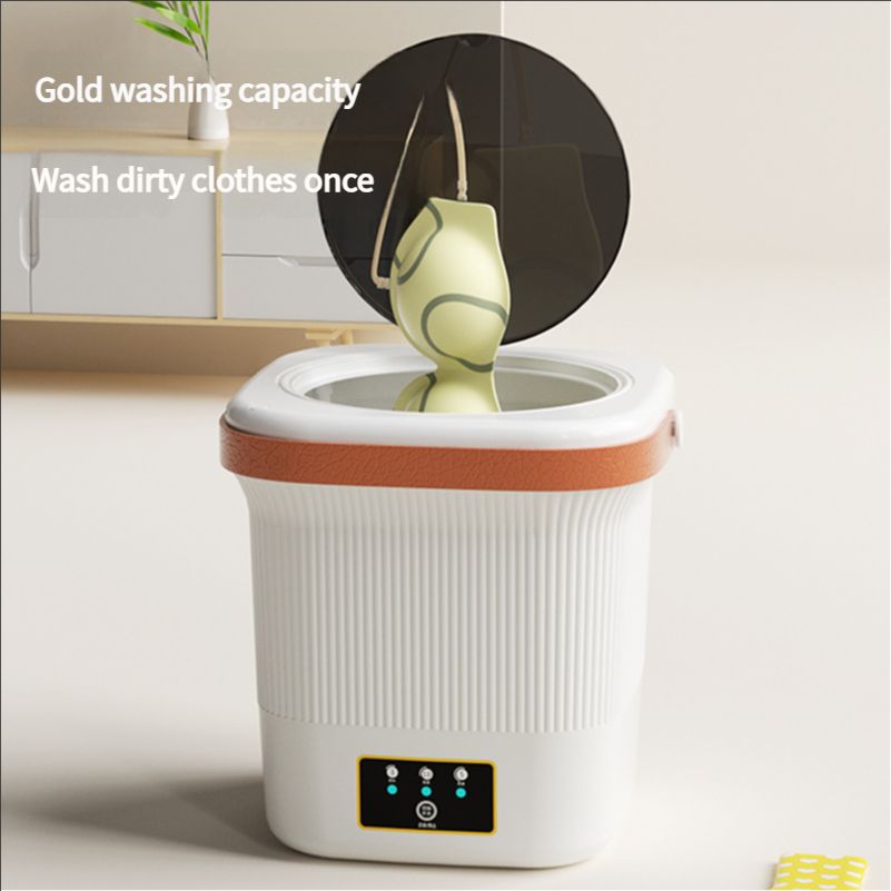 Mini integrated underwear washing machine 9L small cleaning household socks washing artifact washing and removing dual-purpose underwear