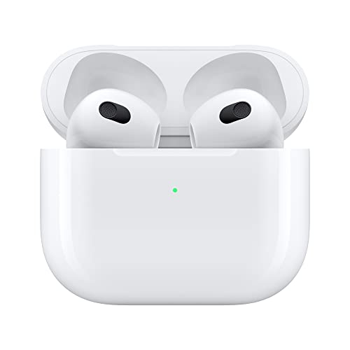for Apple AirPods (3rd Generation) Wireless Earbuds with Lightning Charging Case. Spatial Audio, Sweat and Water Resistant, Up to 30 Hours of Battery Life. Bluetooth Headphones for iPhone