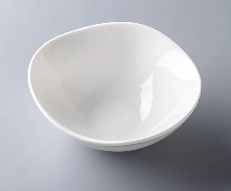 Glossy White Ceramic Design Bowl Hot Selling Dinner Rice Cereal Mini Small Ceramic Dessert Bowl - TC-11