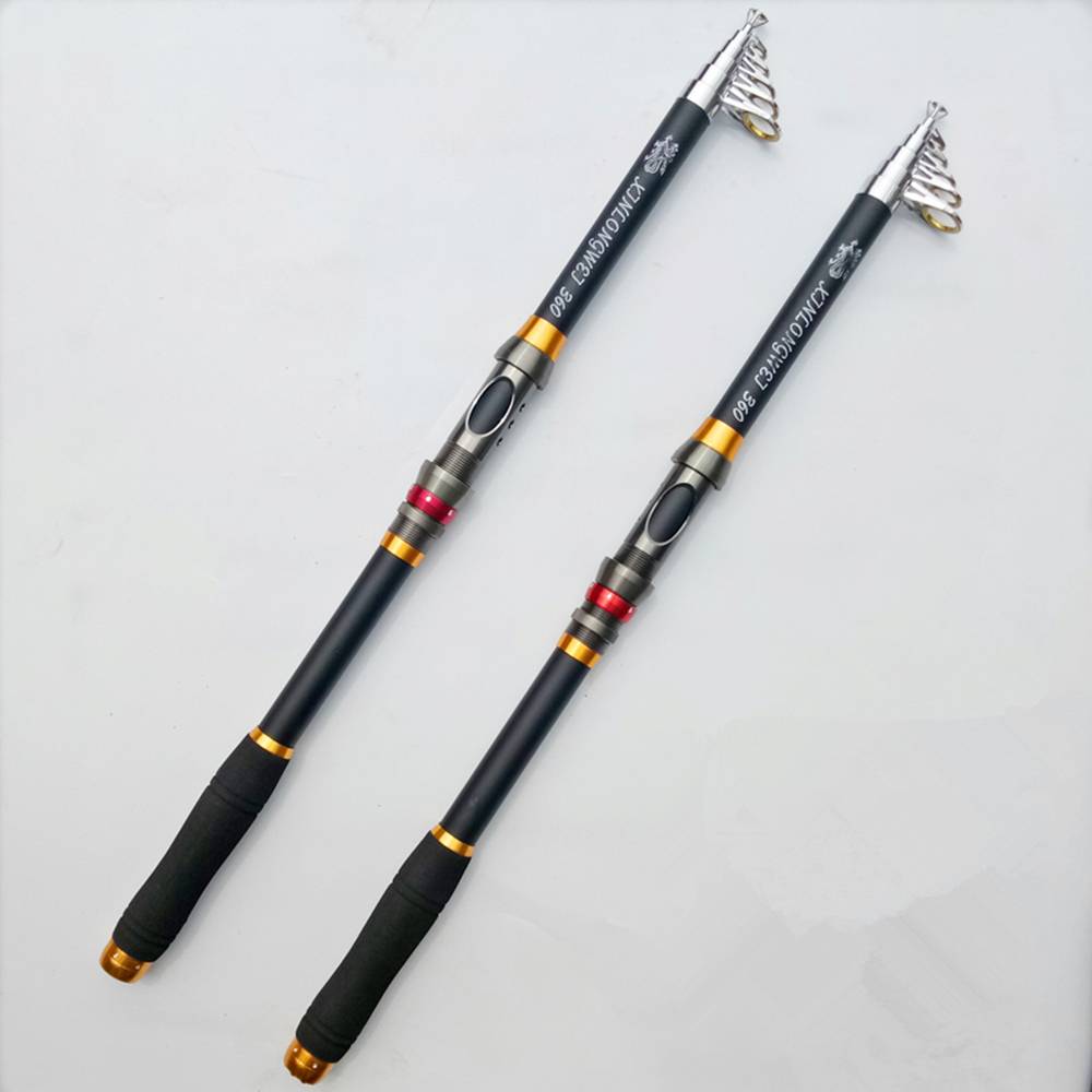 Portable Super hard Fishing Rod 2.1-3.6M Sea Rods Fishing Pole