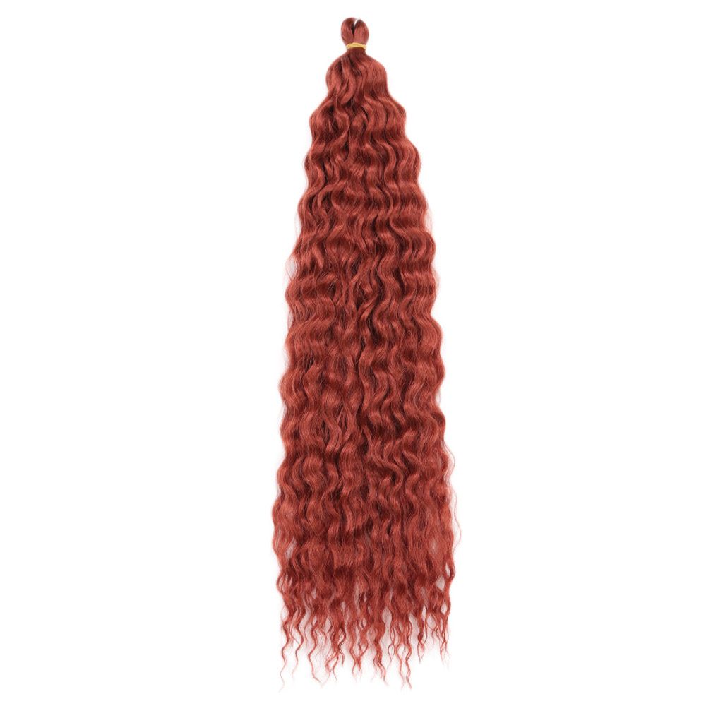 Wig 22 inch DeepTwist high temperature silk American curls white people long curly hair extensions Kinky Curl Braids