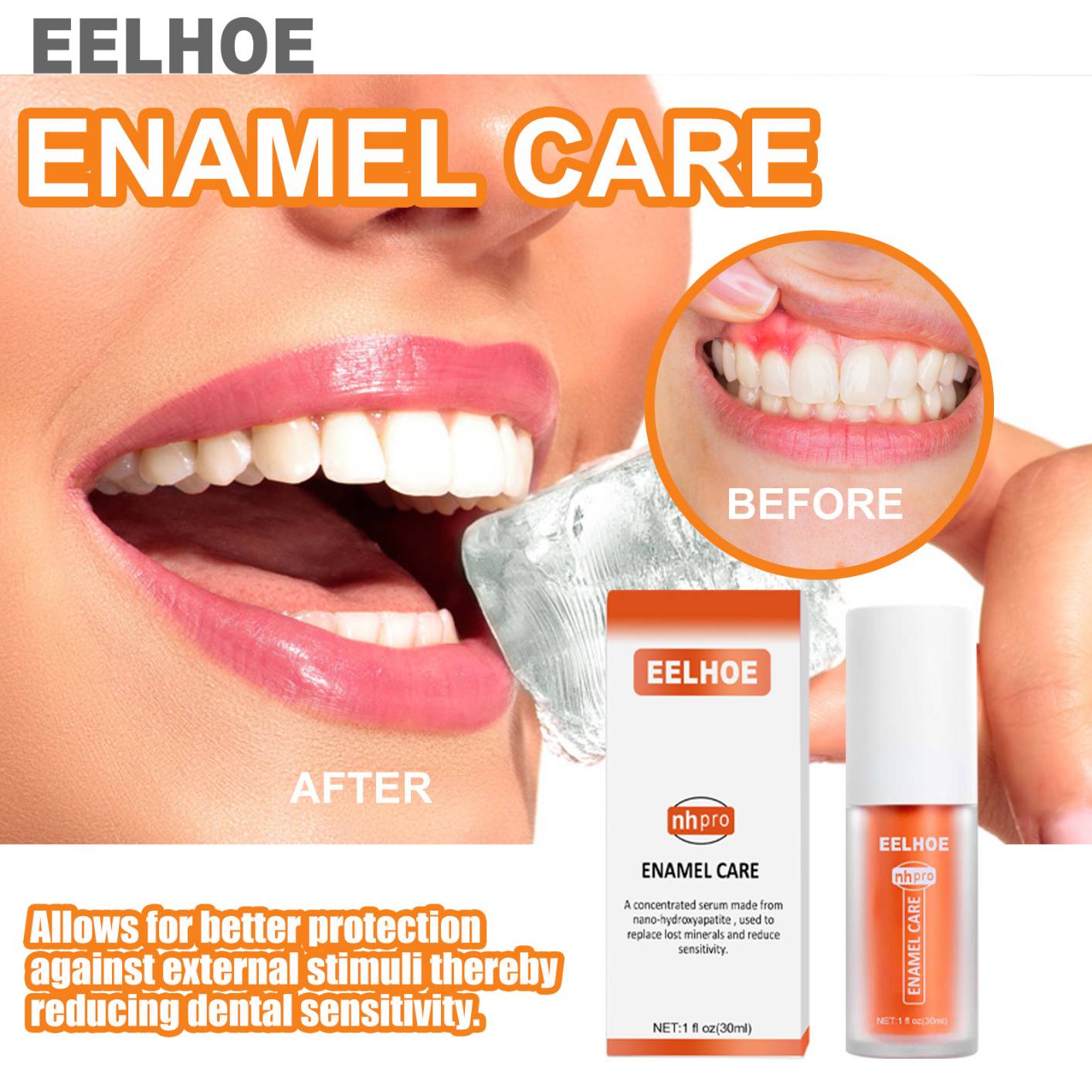 V34 Colour Corrector and Nhpro Enamel Care Toothpaste Kit, Purple Toothpaste for Teeth Whitening and Teeth Cleaning
