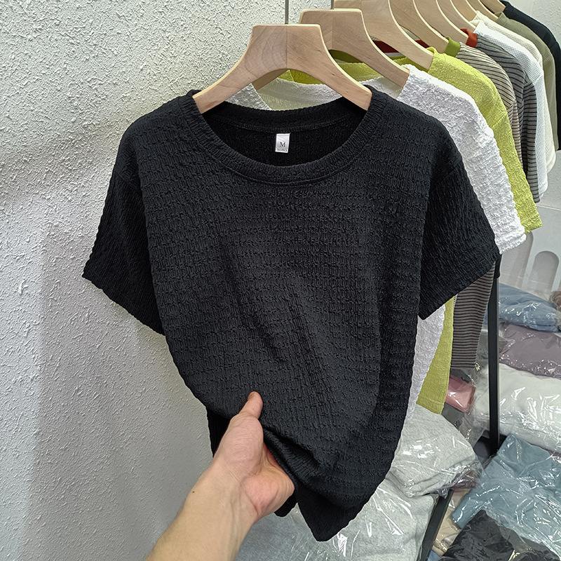 YF6734 Summer New Women'S Stripe Short Sleeve Fit Casual Sports Short Sleeve Golf Polo Shirts