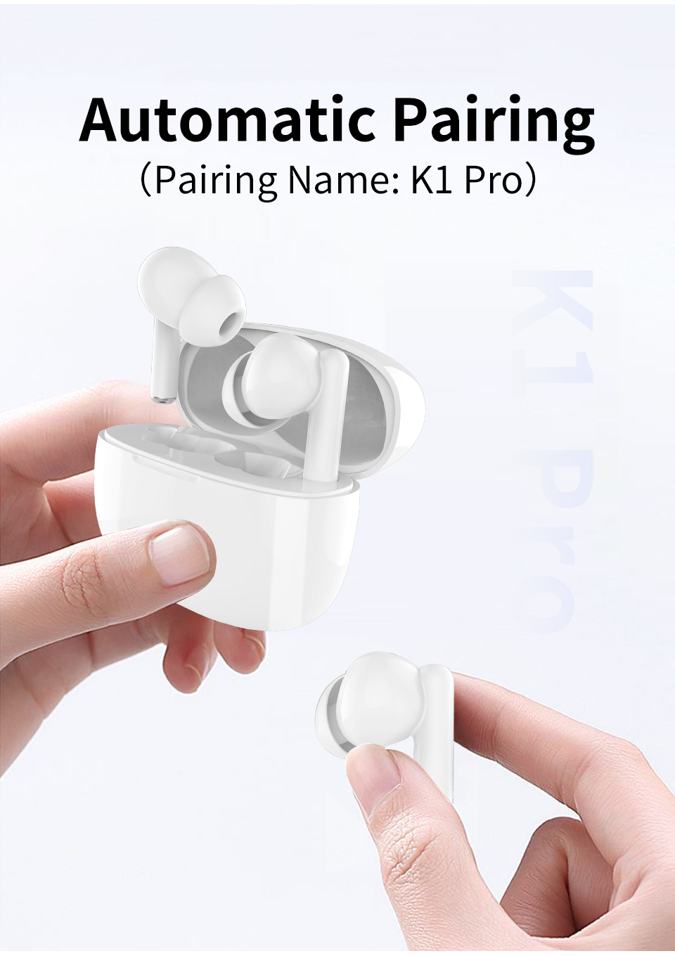 Wireless Bluetooth Headphones IPRO K1Pro Touch Control Waterproof earphone For Xiaomi Earbuds