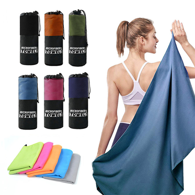 Ds8098 Microfiber Towels for Sport Fast Drying Super Absorbent Camping towel Ultra Soft Lightweight Gym Swimming Yoga Beach Towel