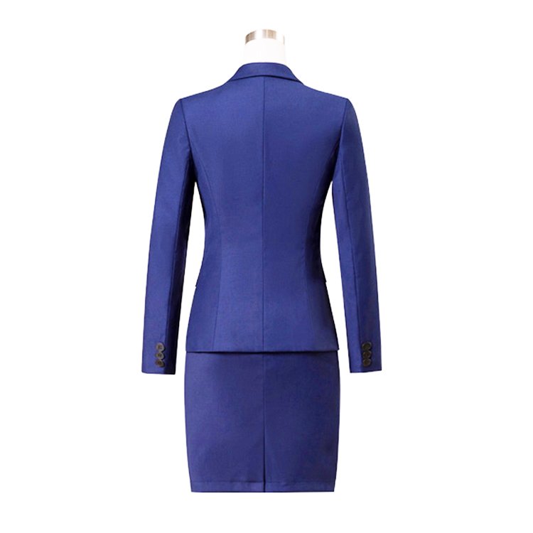 Women’s Formal Two Piece Office Business Suit Set Blazer Jacket and Bodycon Dress