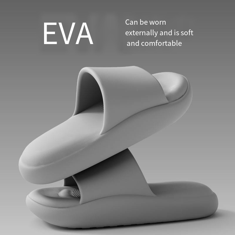 Men's Thick-Sole EVA Slide Sandals, Non-Slip Soft Cloud Cushion Summer Slippers, Indoor & Outdoor Casual Comfort Footwear, 5 Colors Available, EU Size 40-45