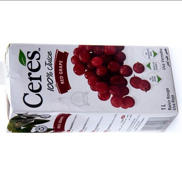 CERES RED GRAPE JUICE 1L