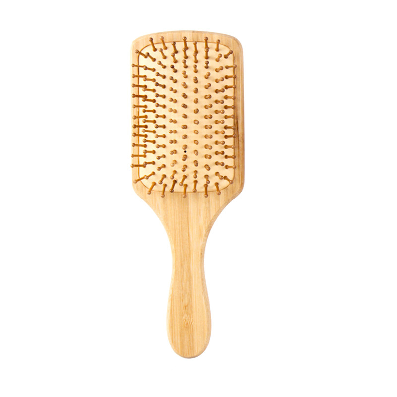 Wood Comb Professional Healthy Paddle Cushion Hair Loss Massage Brush Hairbrush Comb Scalp Hair Care Healthy Bamboo Comb
