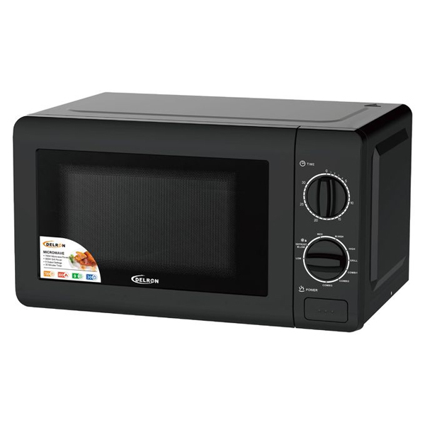 Delron Microwave Oven With Grill - 20L Black