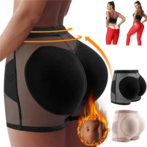 New Ladies Body Shapers Plus Size 3XL Butt Lift Tummy Control Panties  Padded Fake Ass Underwear Female Breathable Shapewear