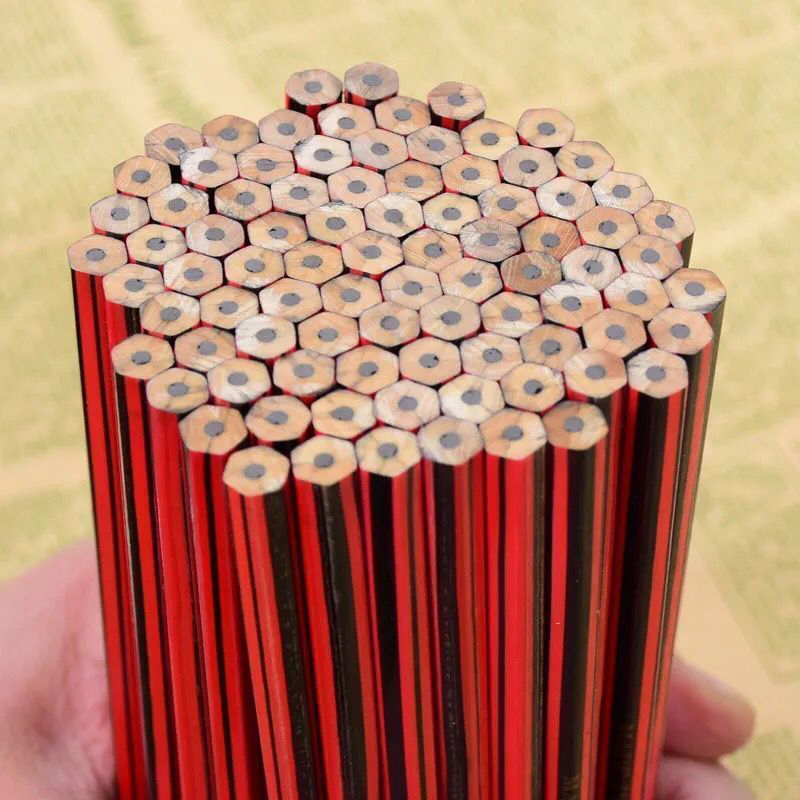 12Pcs Pencil with Eraser Tip, Suitable for Children, Teenagers & Adults, Ideal for Drawing, Writing, Office Desk & General Work Pack of 12 with 1 sharpener