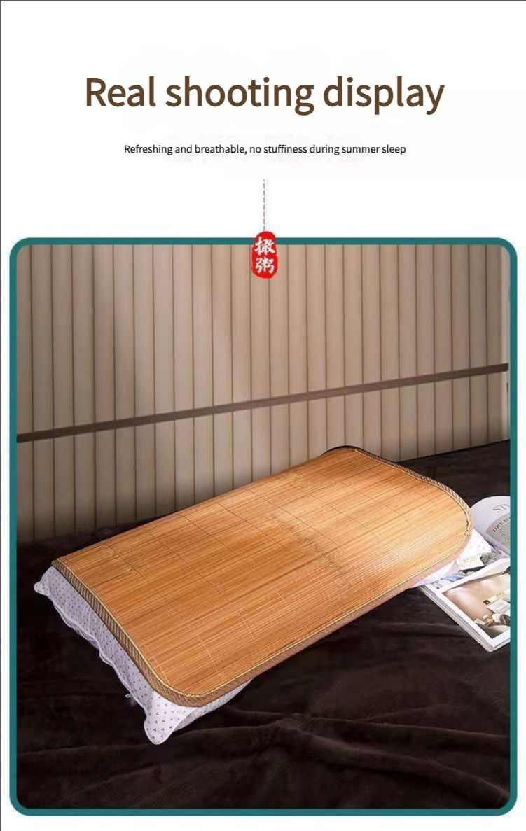 Experience Cool and Comfortable Sleep with Natural Bamboo Cooling Pillowcase: The Perfect Summer Bedding Solution for Heat Dissipation and Restful Nights