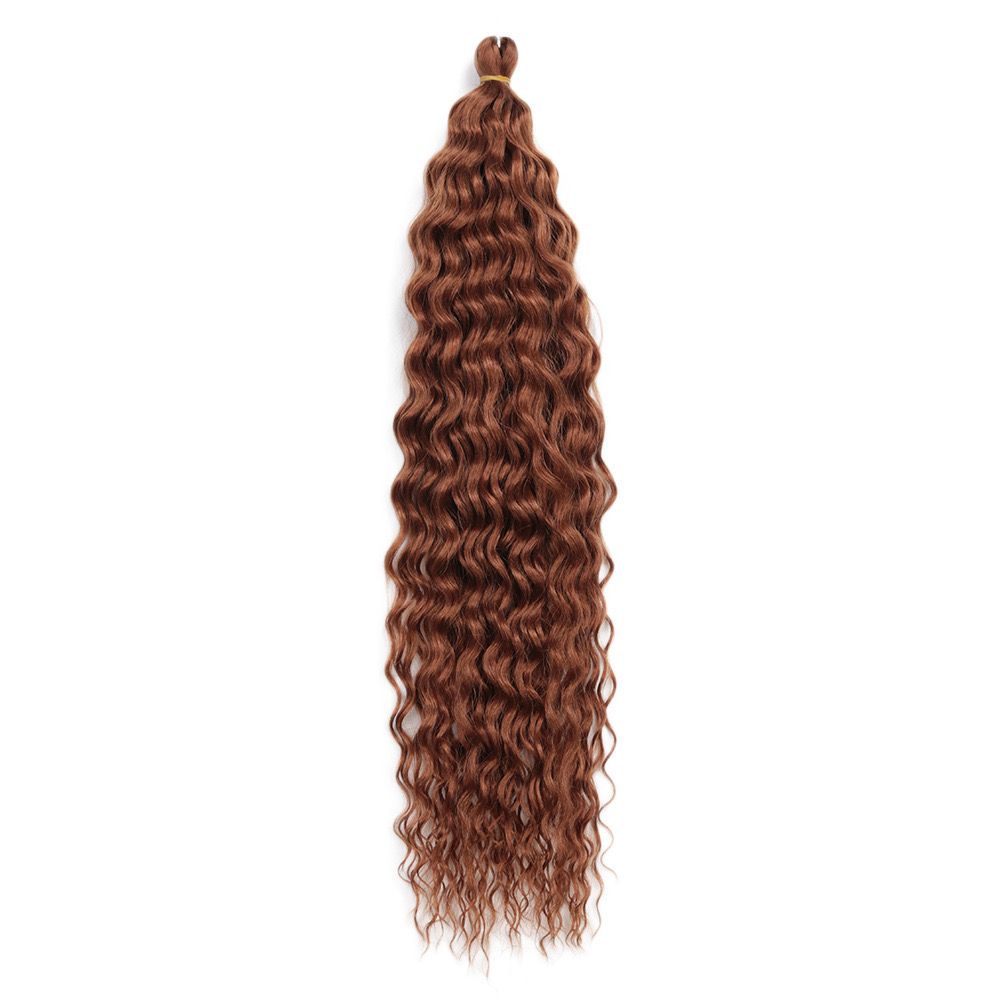 Wig 22 inch DeepTwist high temperature silk American curls white people long curly hair extensions Kinky Curl Braids