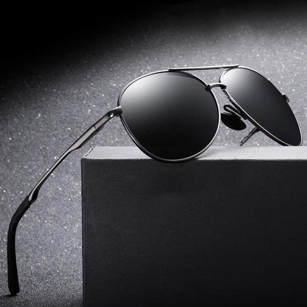 8013 Classic Men Sun Glasses Toad Mirror Men Polarized Driving Sunglasses Metal Frame Sunglasses