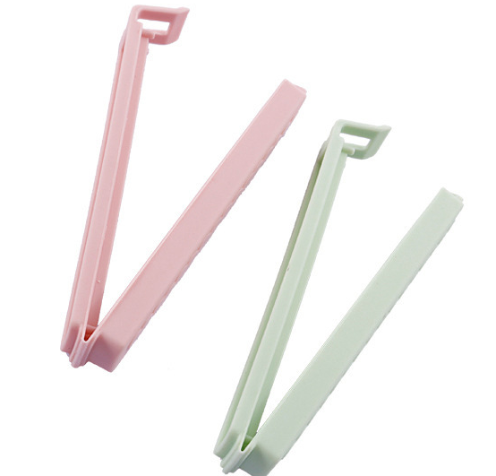 5 pcs Pack Bag Clips Food Snack Sealing ClipPortable Kitchen Storage Accessories Tool Elastic Buckle Package Bag Clamp