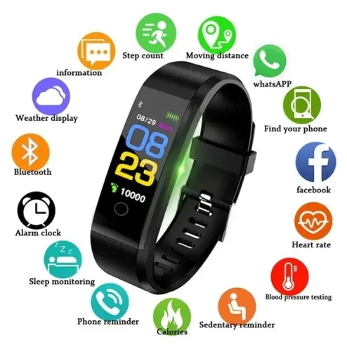 Smart sports heart rate best sale monitoring bracelet