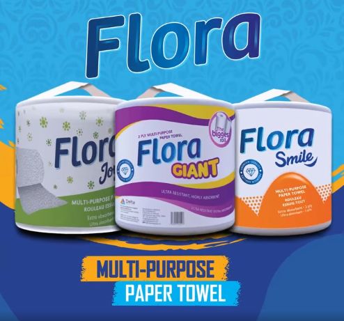 Flora Multi-Purpose Paper Towel: 2PLY