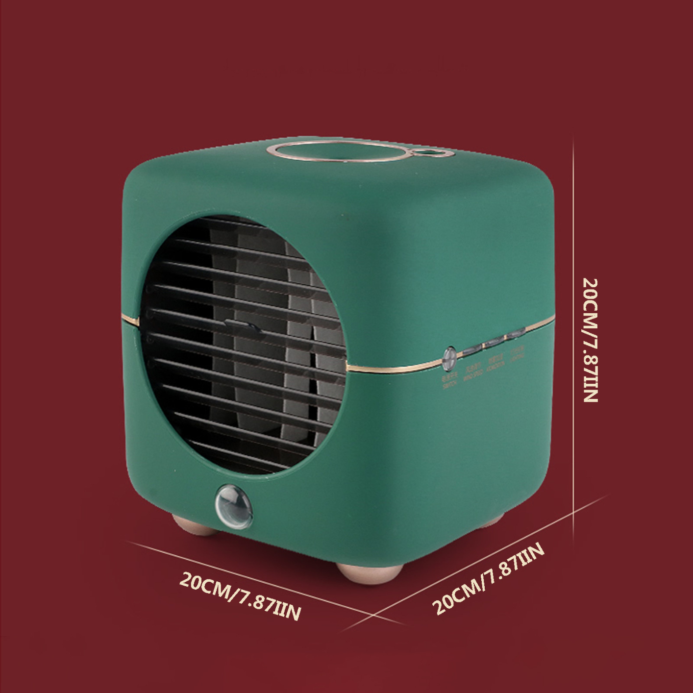 Desktop Natural Wind Mode Air Cooler Humidifying Spray Cooling Desktop Usb Small Fan Mini Water
