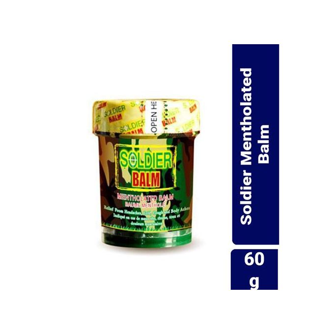 Ghandour Cosmetics Soldier Mentholated Balm - 60g