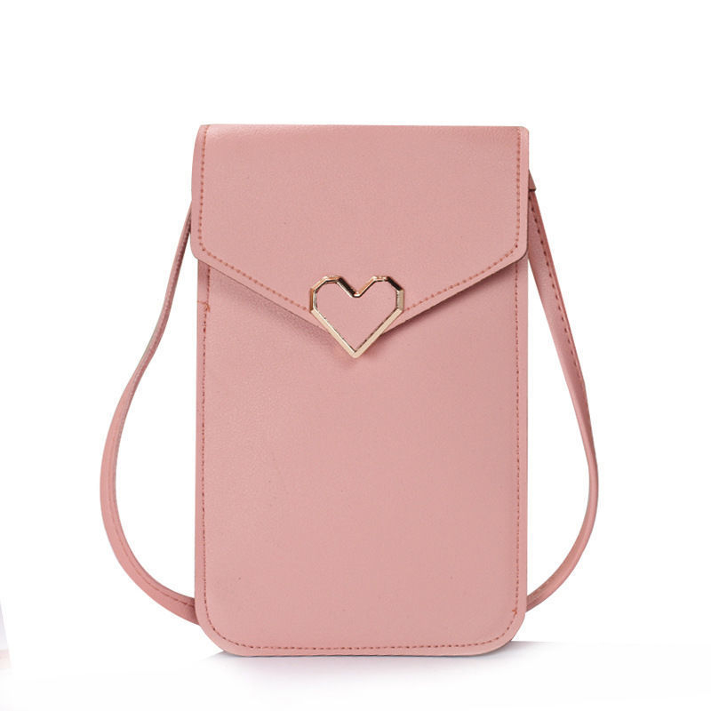 Women's black blue gray small bags CRRshop free shipping female new fashion trend Mobile Phone Bag Women's Fashion Mini Versatile Student Crossbody Bag Women's Bag Cover Lightweight Dual Purpose Mobile Phone Case ladies leather latch vertical square shape bagCOLOR # 01