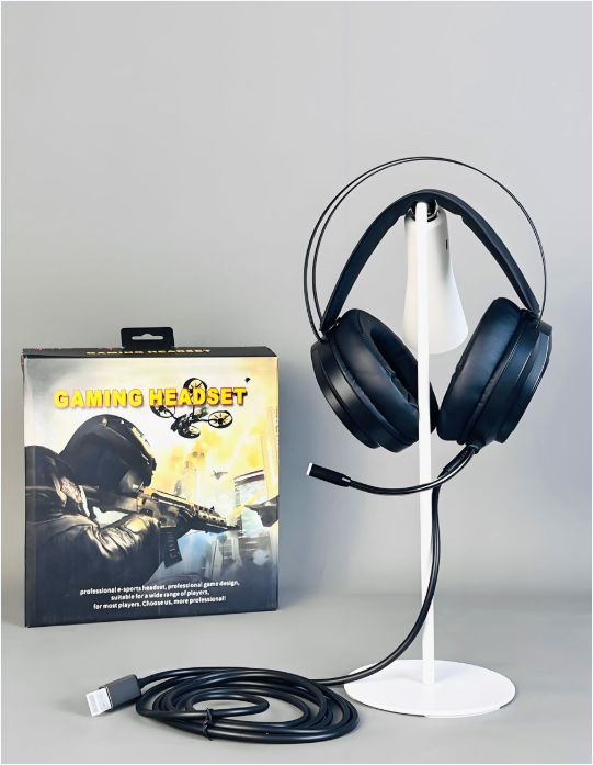 Wireless Gamer Earphones- Headphones Game Headsets With Mic Volume Control For Game E-Sport
