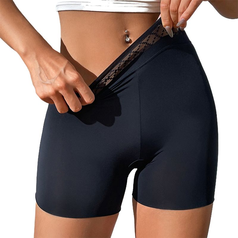 Europe and the United States new solid color hip lift belly pants corset body body tight waist plastic waist pants boxers CX001