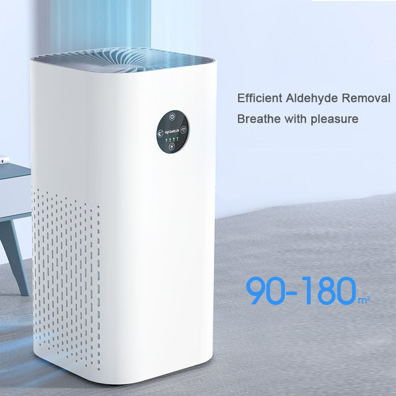AP-2008 Air Purifier For Home Protable HEPA & Carbon Filters Negative Ion Smart Control Panel Efficient Purifying Air Cleaner