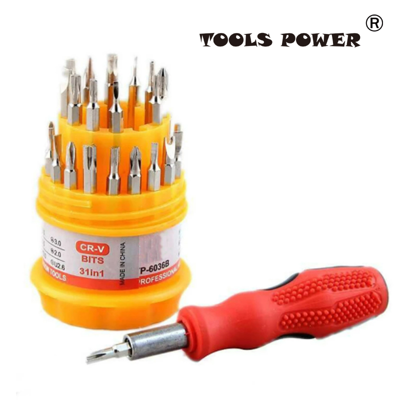 Tools power Hand Tool 31Pcs Screwdriver Kit Small Mini Combination Universal Set Dismountable Antiskid Handle Multifunction Repair