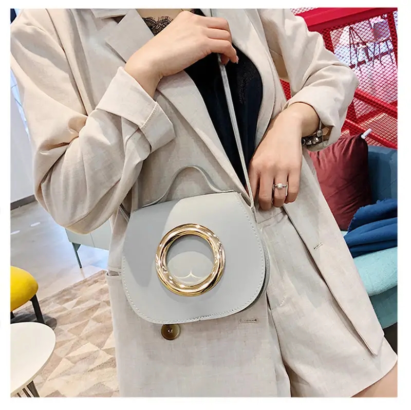 Fashion Women Lnclined Span Handbag simple PU Leather Crossbody Shoulder Tote Ladies Party Bag Cheap