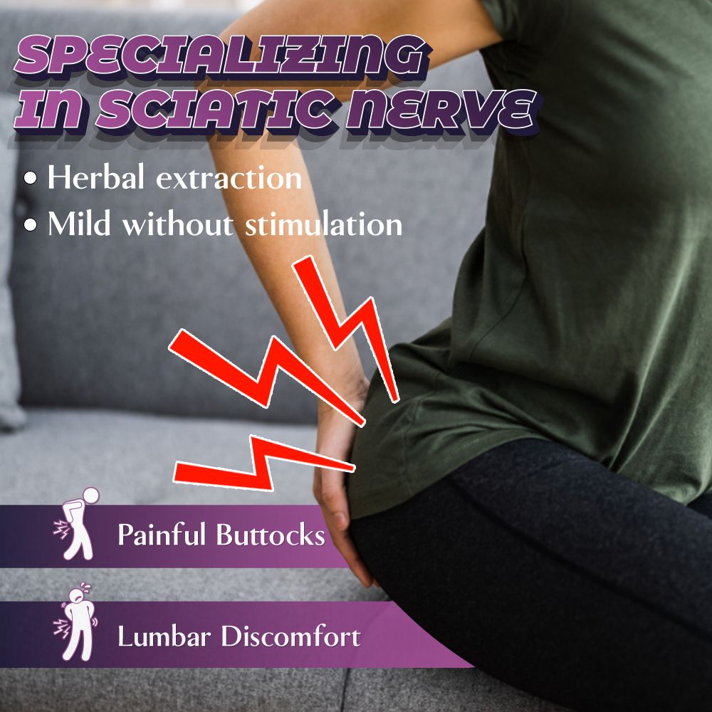 Sumifun New Sciatica Care Spray | Muscles & Joints Soothing Pain Relief Liquid | Natural Herbal Penetrating Health Care Spray for Waist, Back, Legs & Body Discomfort
